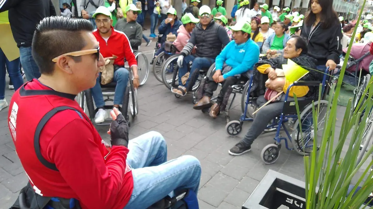 manifestación personas con discapacidad, personas en silla de ruedas (6)